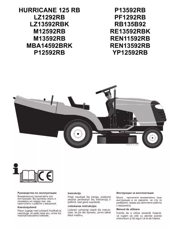 Mode d'emploi MCCULLOCH M12592RB