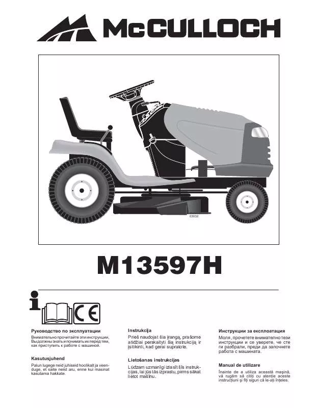 Mode d'emploi MCCULLOCH M13597H