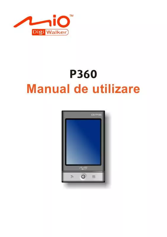 Mode d'emploi MIO P360