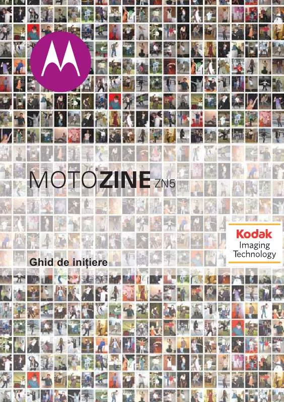 Mode d'emploi MOTOROLA MOTOZINE ZN5