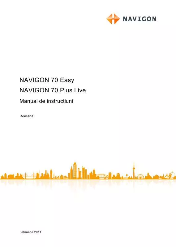 Mode d'emploi NAVIGON 70 EASY