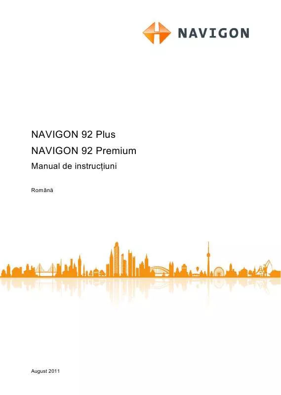 Mode d'emploi NAVIGON 92 PREMIUM