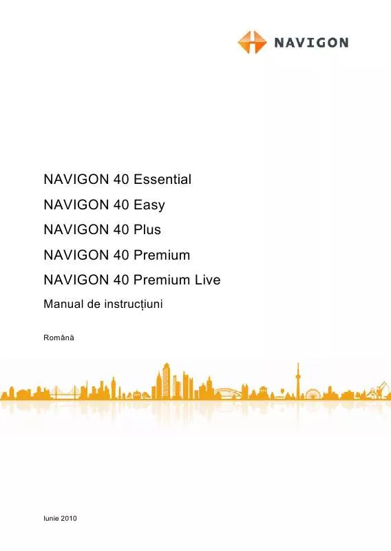 Mode d'emploi NAVIGON NAVIGON 40 EASY