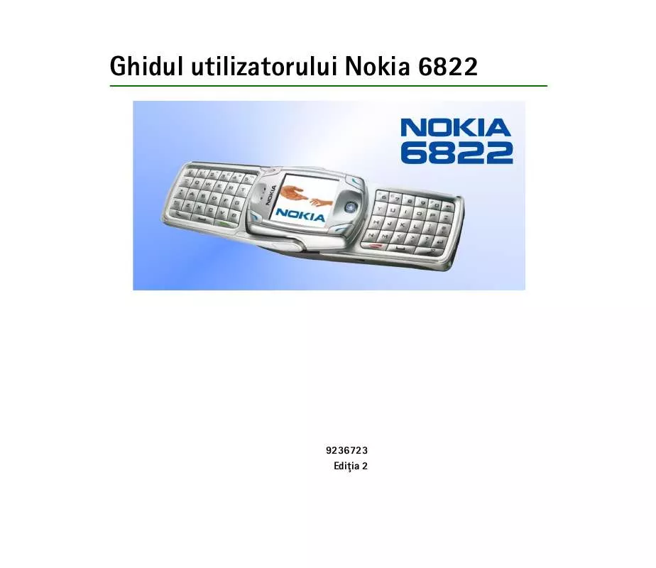 Mode d'emploi NOKIA 6822