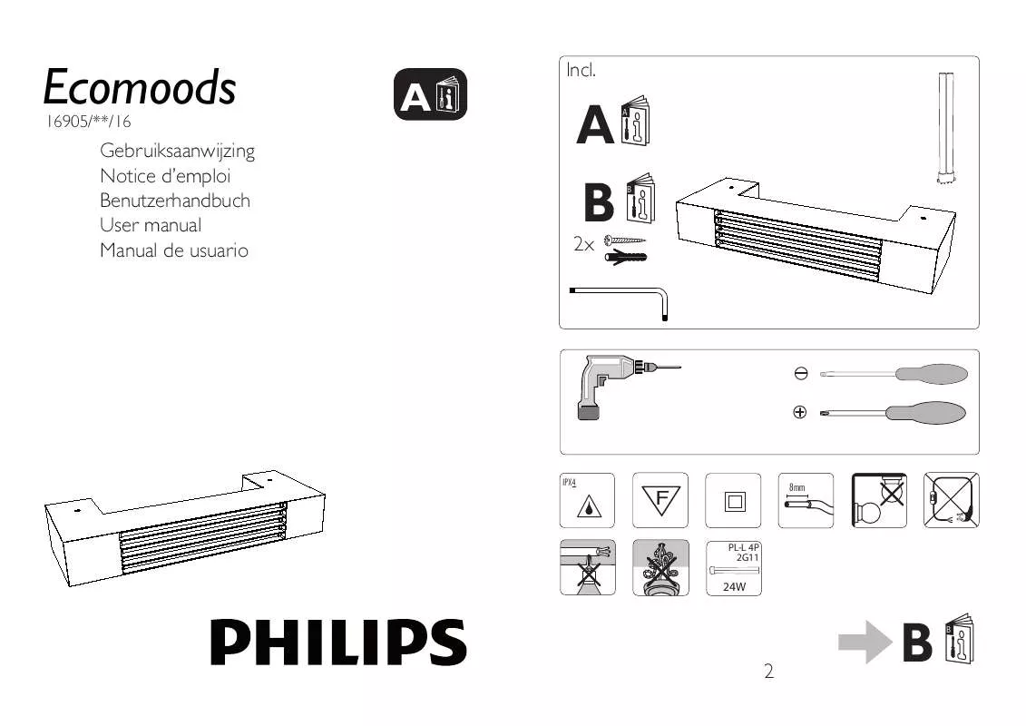 Mode d'emploi PHILIPS 16905-87-16