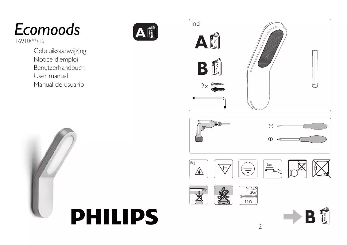 Mode d'emploi PHILIPS 16910-93-16