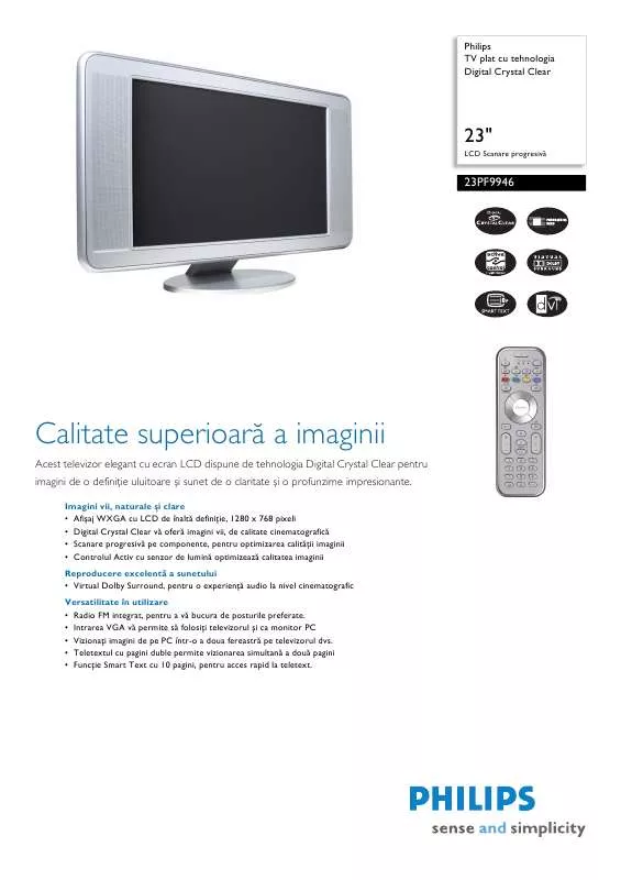 Mode d'emploi PHILIPS 23PF9946