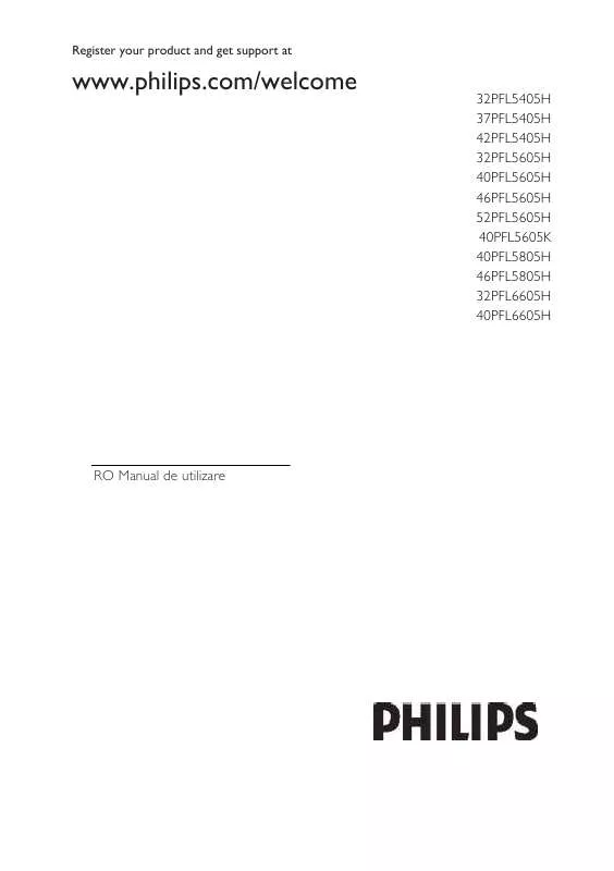 Mode d'emploi PHILIPS 32PFL5405H