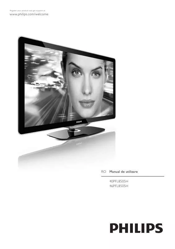 Mode d'emploi PHILIPS 40PFL8505H