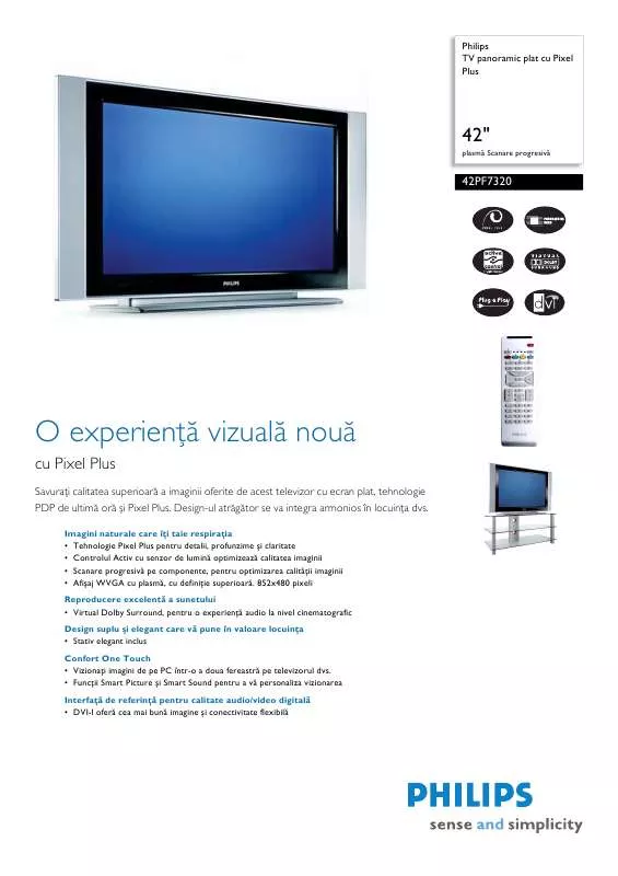 Mode d'emploi PHILIPS 42PF7320