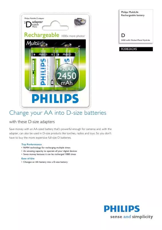 Mode d'emploi PHILIPS 9VEB2A