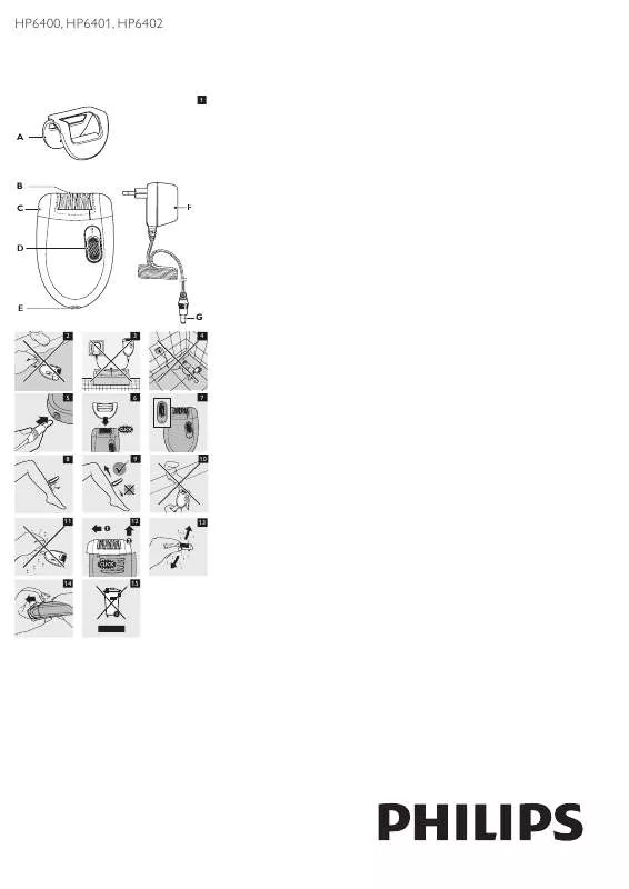 Mode d'emploi PHILIPS HP 6402