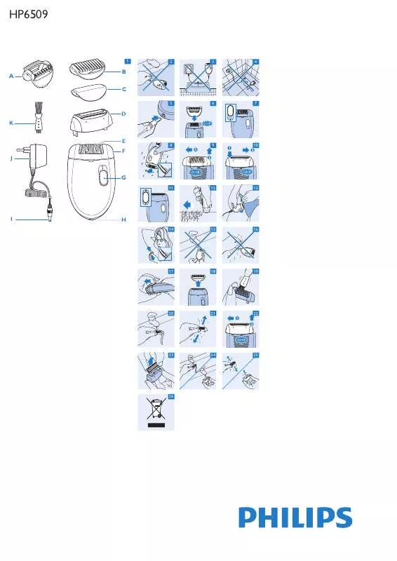 Mode d'emploi PHILIPS HP 6509