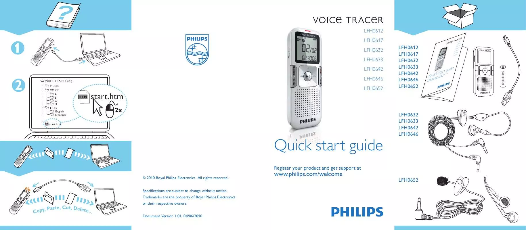 Mode d'emploi PHILIPS LFH0617