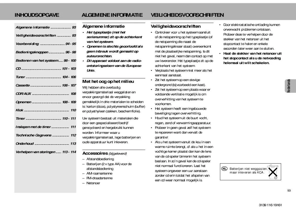 Mode d'emploi PHILIPS SA6025