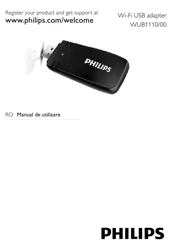 Mode d'emploi PHILIPS WUB1110