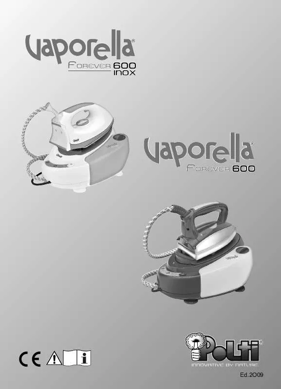 Mode d'emploi POLTI VAPORELLA FOREVER 600 INOX