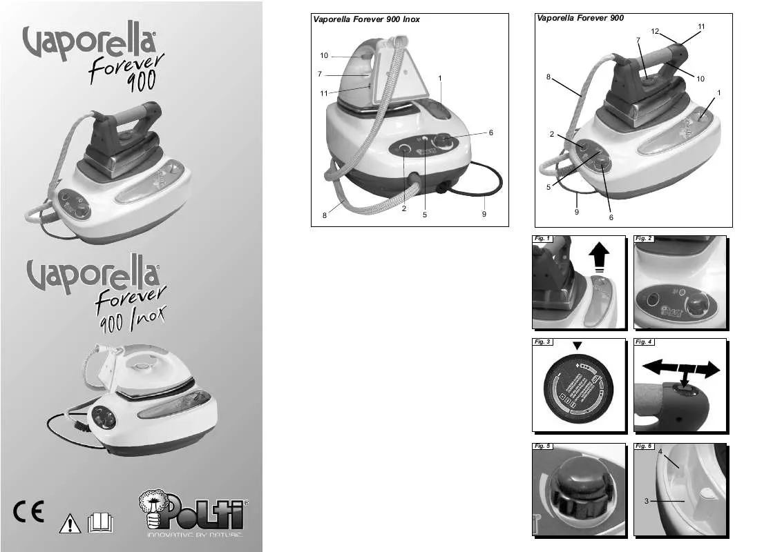 Mode d'emploi POLTI VAPORELLA FOREVER 900