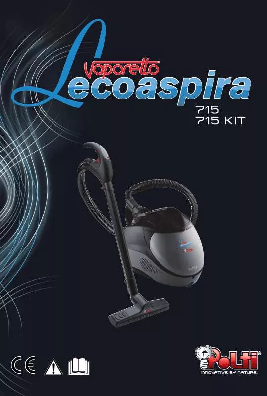 Mode d'emploi POLTI VAPORETTO LECOASPIRA 715 KIT