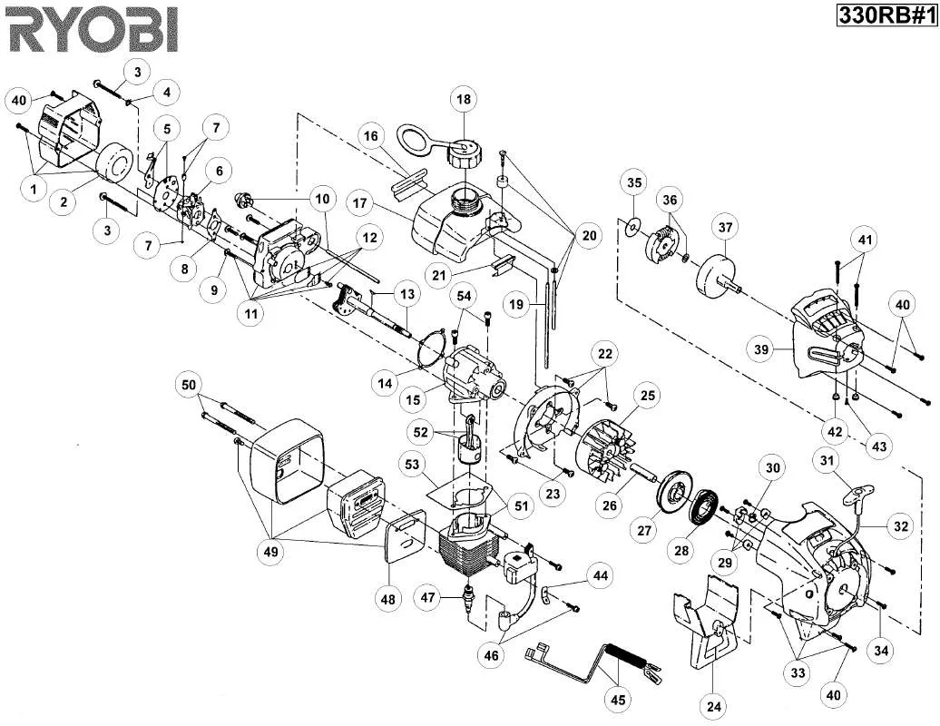 Mode d'emploi RYOBI 330RB-1