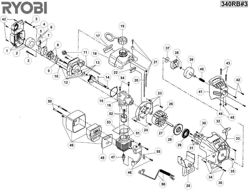 Mode d'emploi RYOBI 340RB-3