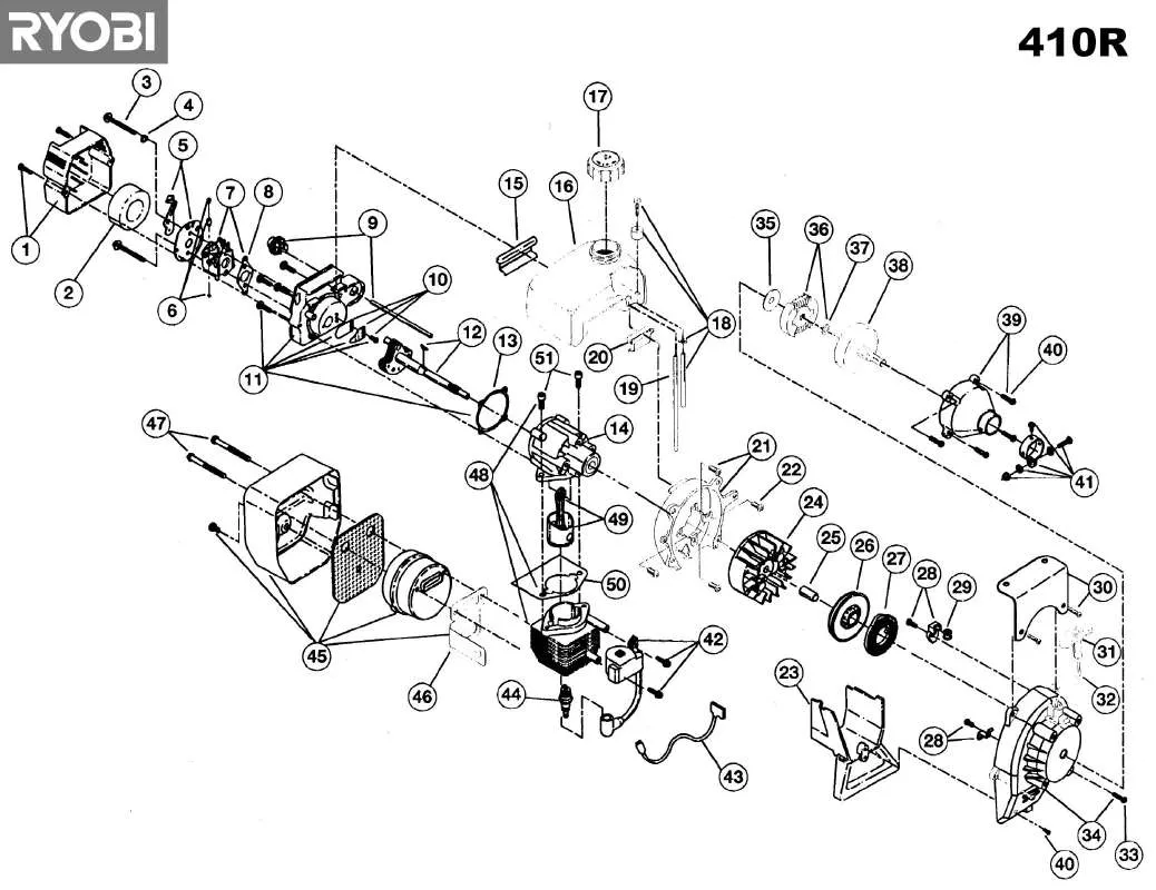 Mode d'emploi RYOBI 410R