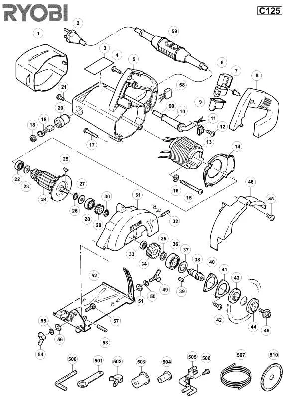 Mode d'emploi RYOBI C125