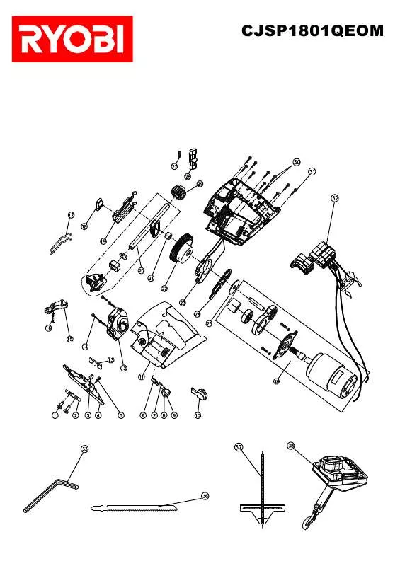 Mode d'emploi RYOBI CJSP1801QEOM