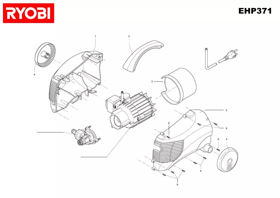 Mode d'emploi RYOBI EHP371