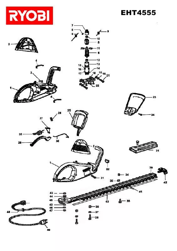 Mode d'emploi RYOBI EHT4555