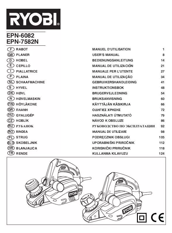 Mode d'emploi RYOBI EPN-6082