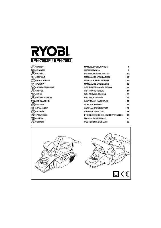 Mode d'emploi RYOBI EPN-7582_