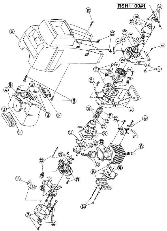 Mode d'emploi RYOBI RSH1100-1