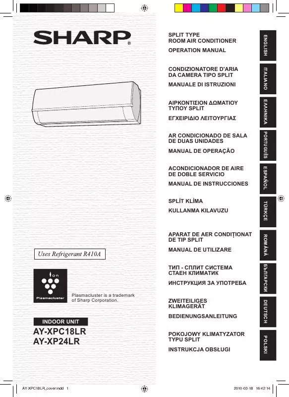 Mode d'emploi SHARP AY-XPC18LR