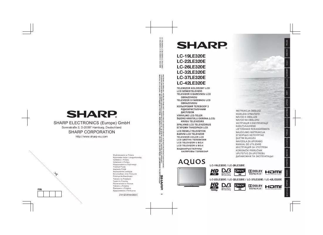 Mode d'emploi SHARP LC-19