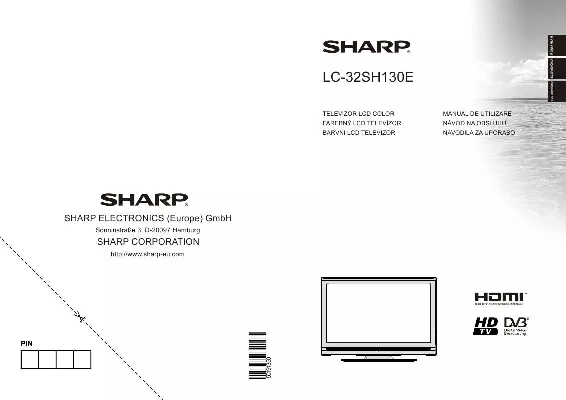 Mode d'emploi SHARP LC-32SH130E