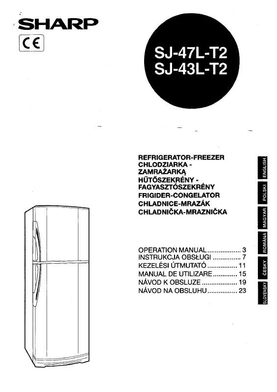 Mode d'emploi SHARP SJ-47/43LT2