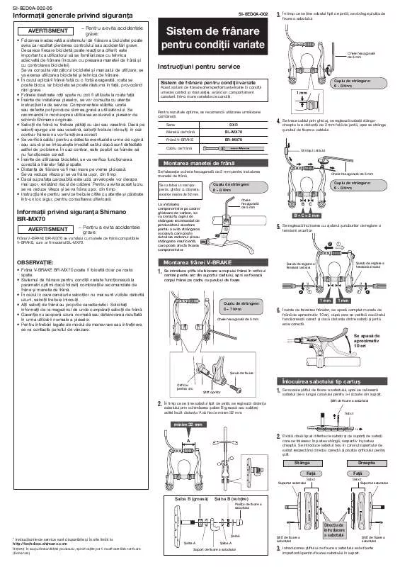 Mode d'emploi SHIMANO SI-8ED0A