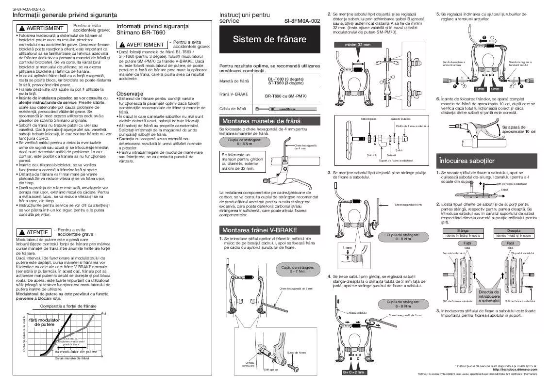 Mode d'emploi SHIMANO SI-8FM0A