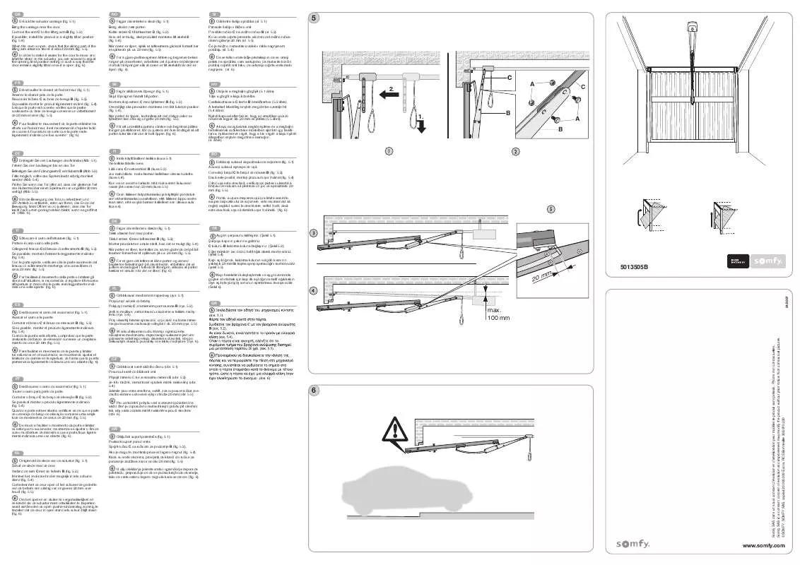 Mode d'emploi SOMFY HUBARM