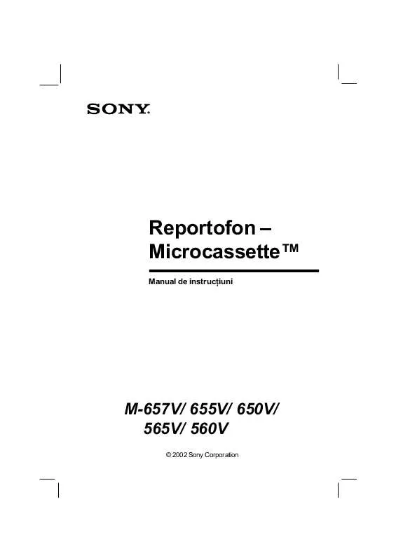 Mode d'emploi SONY M-655V