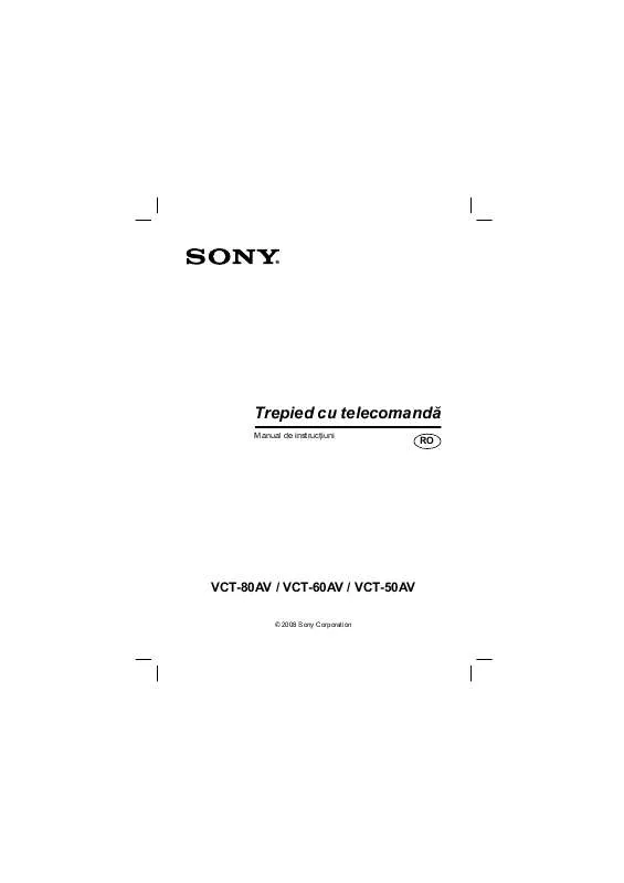 Mode d'emploi SONY VCT-60AV