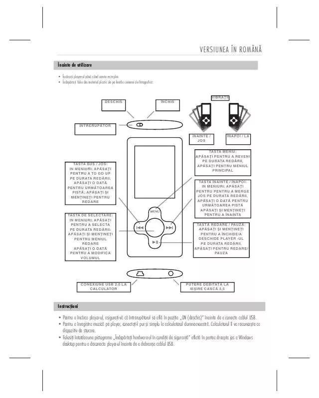 Mode d'emploi SWEEX MP510