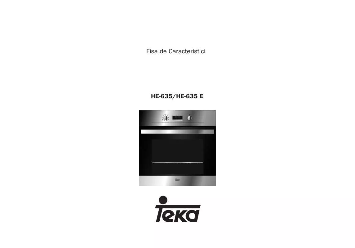 Mode d'emploi TEKA HE-635E