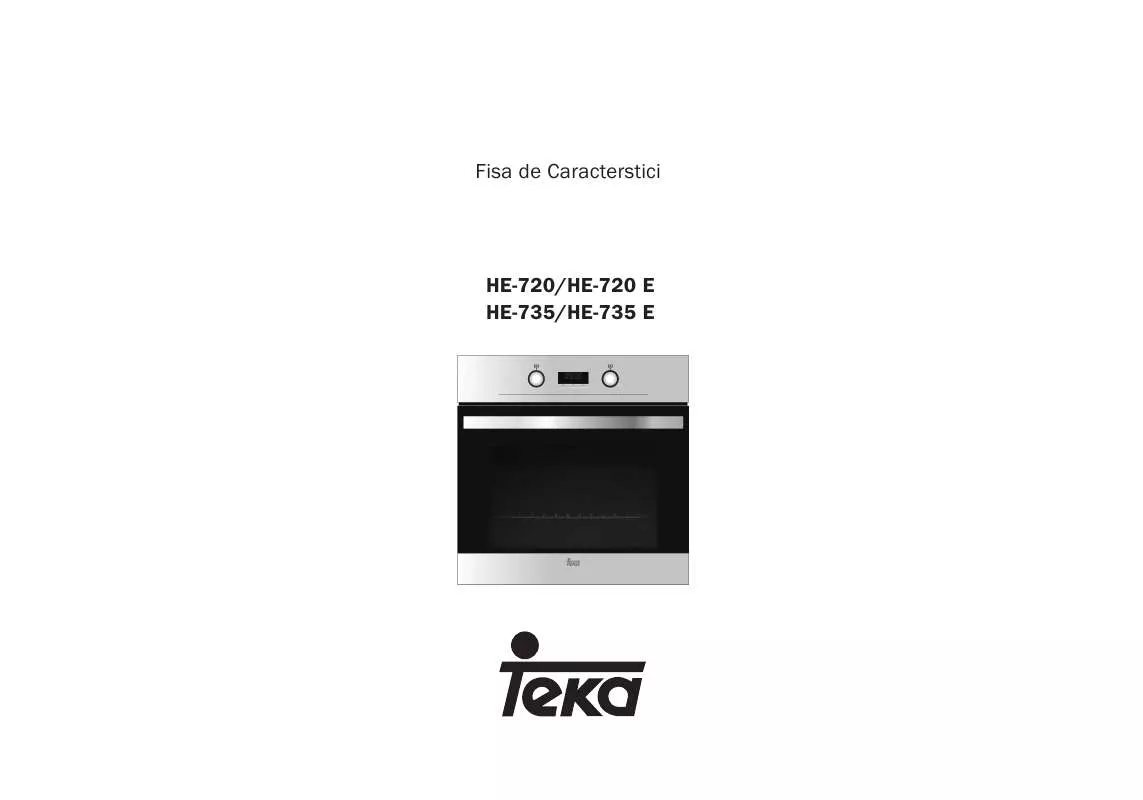 Mode d'emploi TEKA HE-720