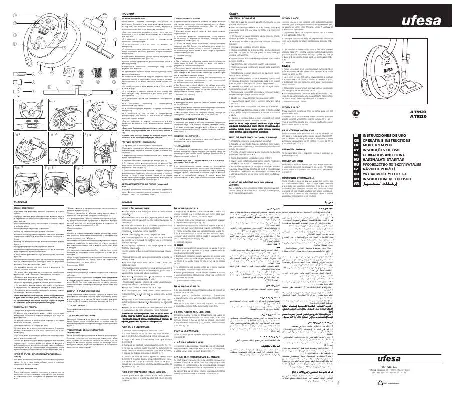 Mode d'emploi UFESA AT9120