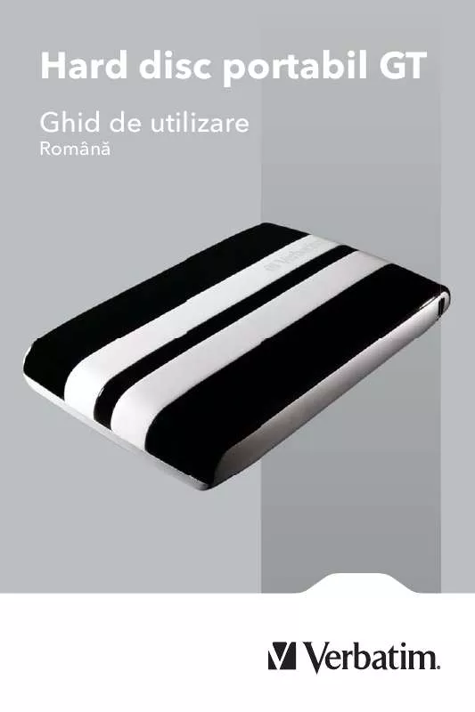 Mode d'emploi VERBATIM GT PORTABLE HARD DRIVE USB 2.0