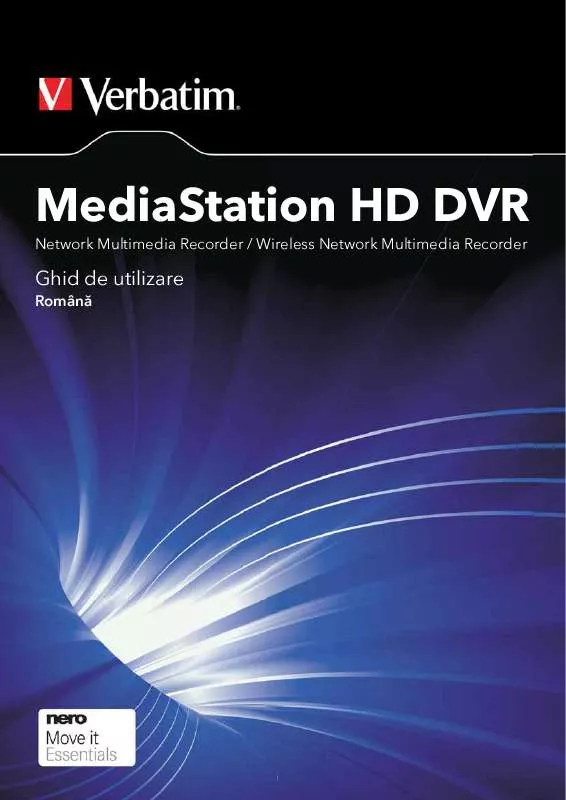 Mode d'emploi VERBATIM MEDIASTATION HD DVR