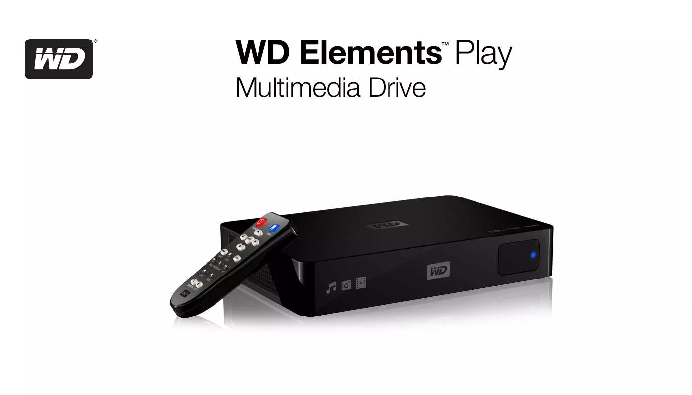 Mode d'emploi WESTERN DIGITAL WD ELEMENTS PLAY