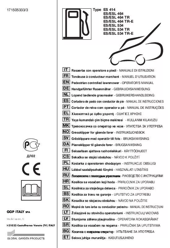 Mode d'emploi WINNY ES 464 TR-E